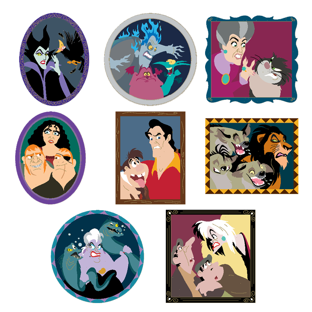DEC Villains & Sidekicks Mystery Pins