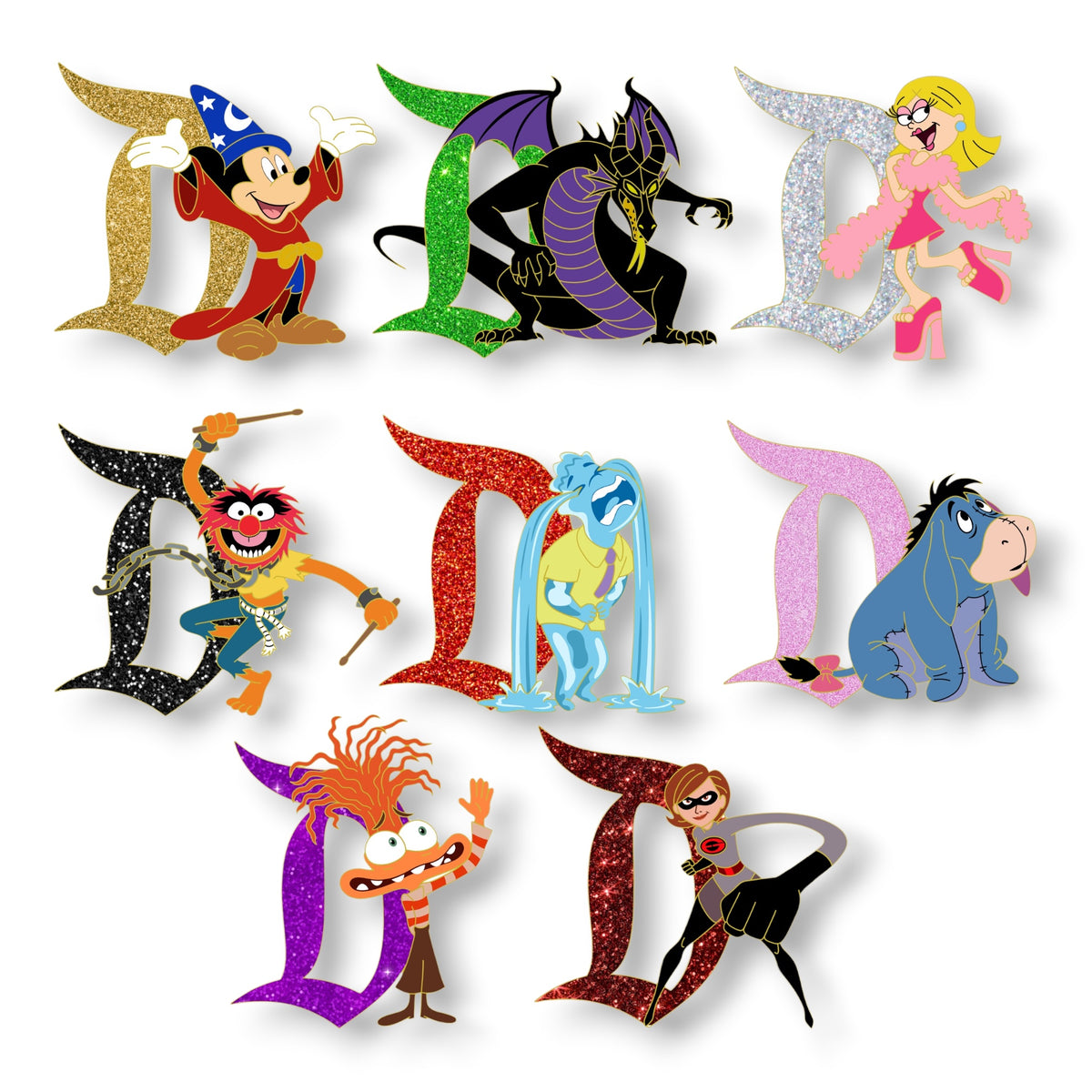 Signature D - LE 100 Wave 4 Fantasy Pins Complete Set