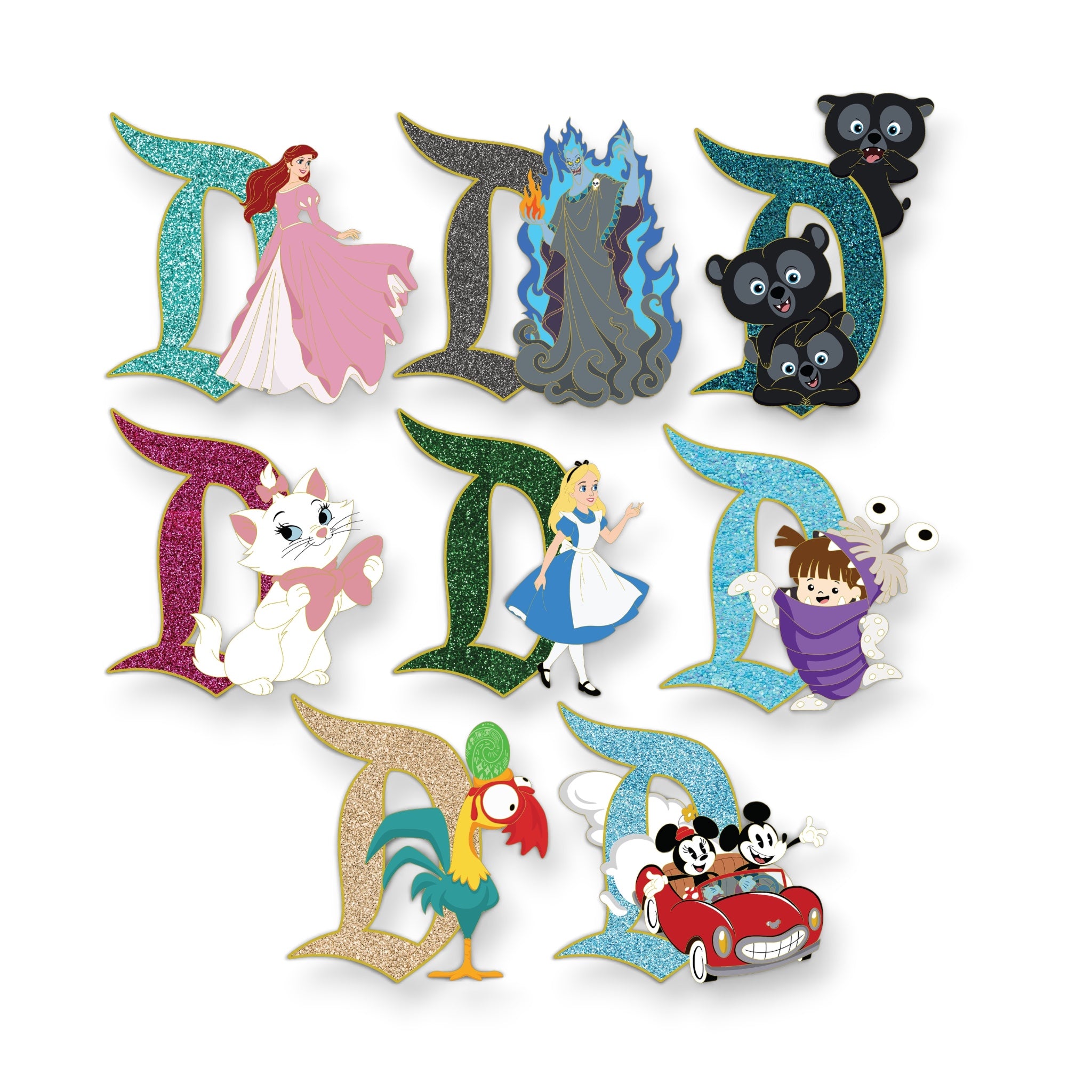 Signature D - LE 200 Wave 1 Fantasy Pins Complete Set