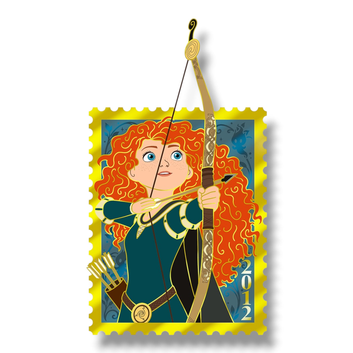 Mystical Mail - LE 125 Merida Fantasy Pin - Collectible Stamp Design