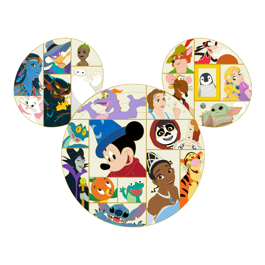 MOG The Colorful World of Disney Complet 24-Piece Set